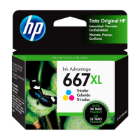 HP Ink Advantage Ink Cartridge 667XL Color